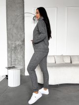 Жіночий костюм з начосом “Urban Comfort” INNOE 210350-4 Сірий