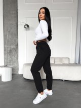 Теплі базові штани з шнурком INNOE 300061-1 Чорний - Купити