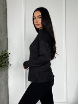 Гольф з люрексовим напиленням INNOE 230208-23 Чорний