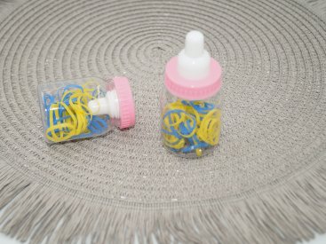 Дитячі, силіконові резинки для волосся у баночці. - Купити