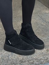 Практичні зимові черевики з натуральної замші INNOE 777562-4 Чорний