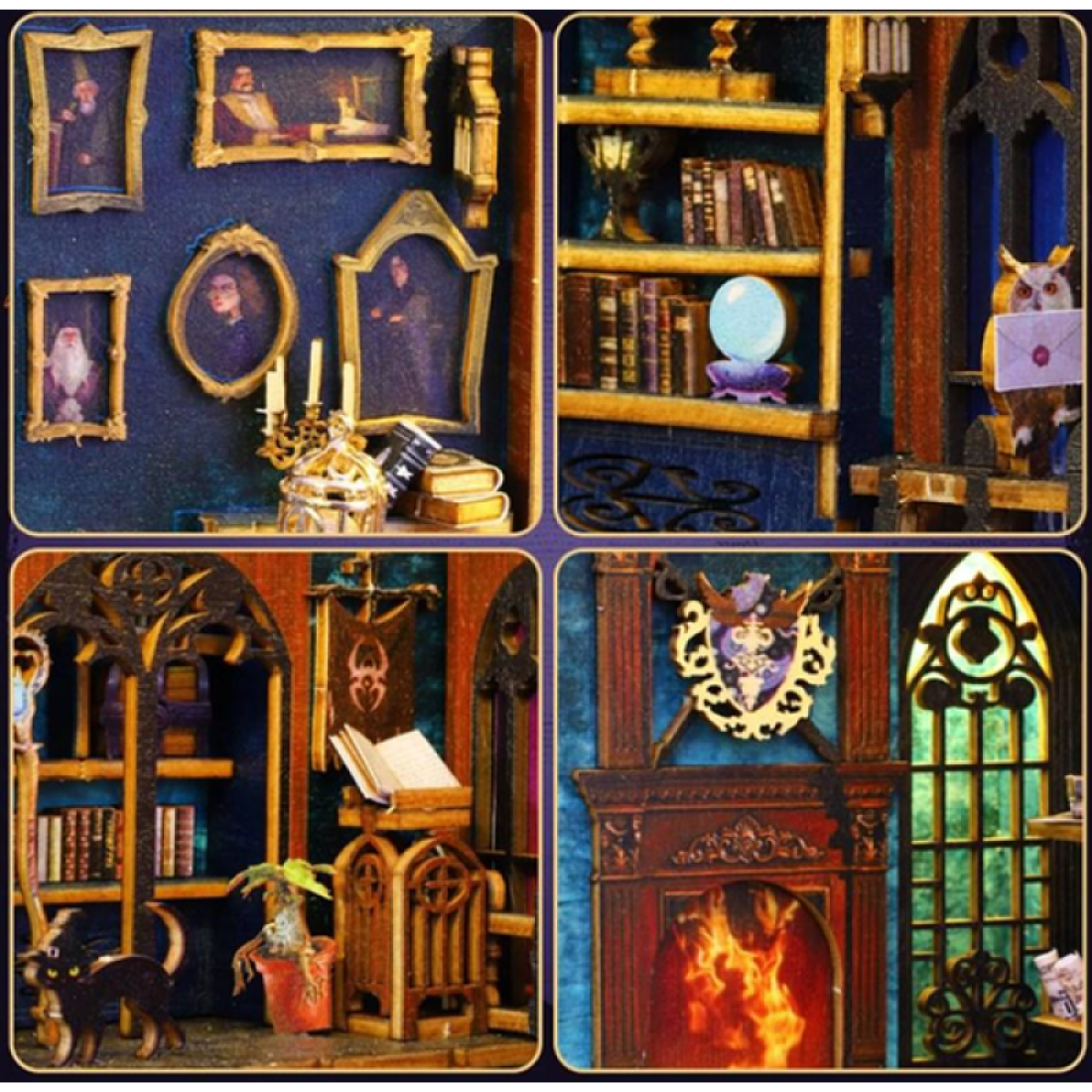 3D Бук Нук Магічний магазин Magic Market Book Nook Румбокс