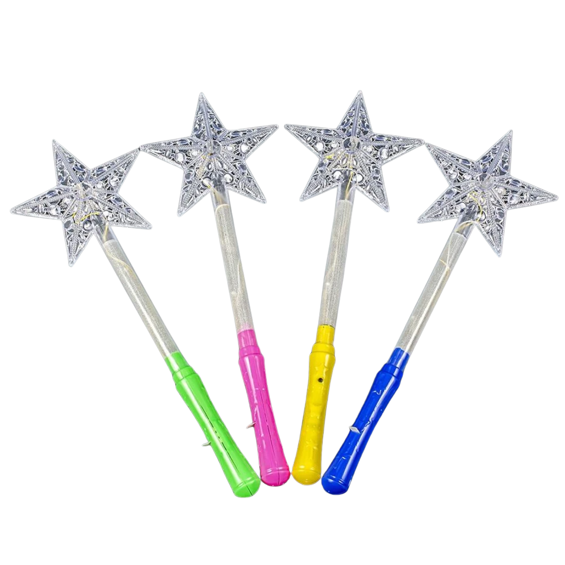 Палички, що світяться, зірка прозора