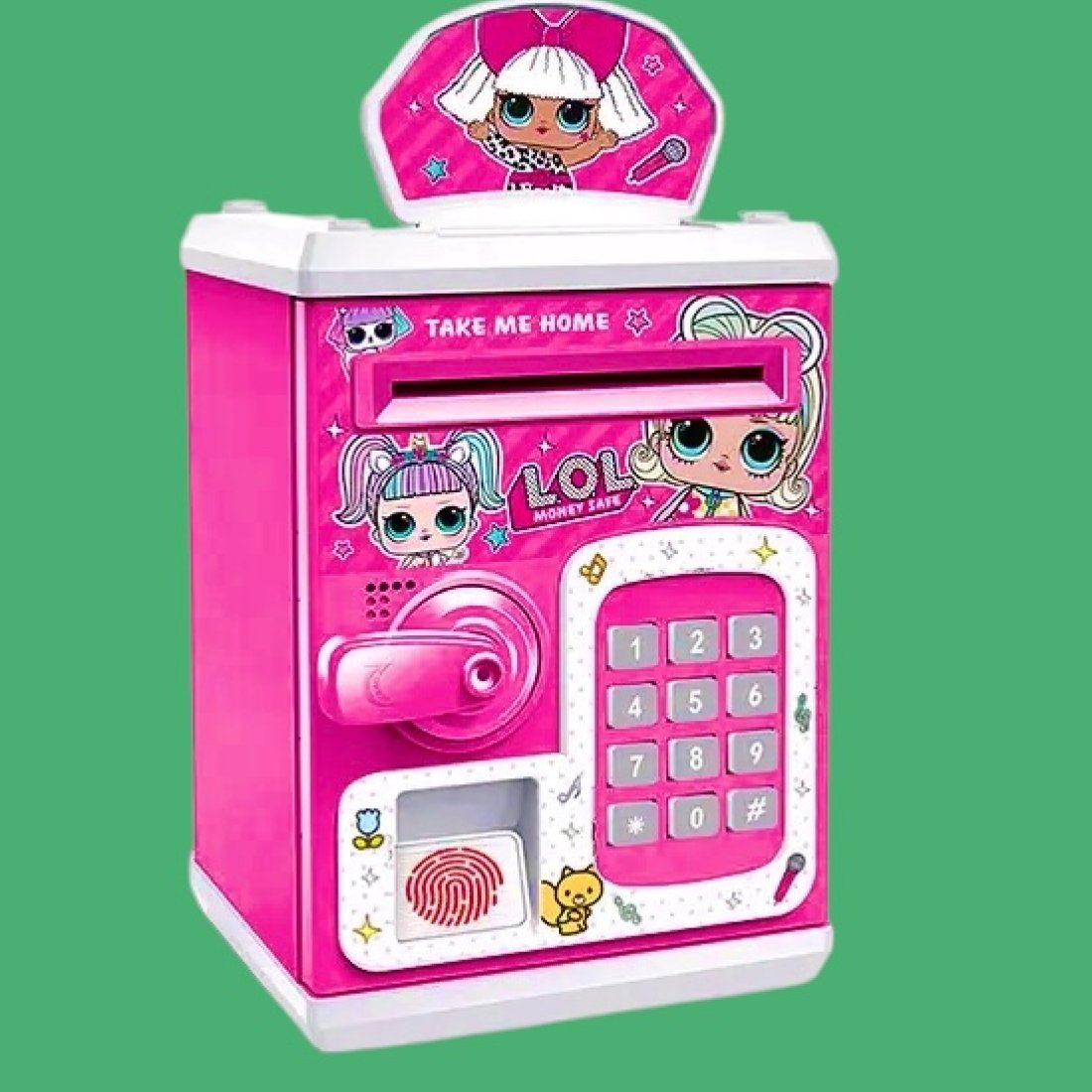 Сейф копилка с отпечатком пальца оптом, фото 3445