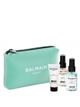 Balmain Limited Edition Cosmetic Bag SS20 Green - Косметичка ніжно-м’ятного відтінку - Купити