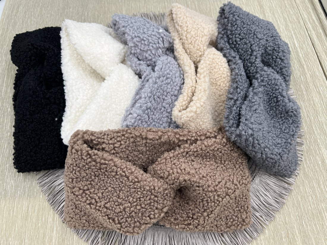 Теплі пов'язки на голову. Чалма Тедді.