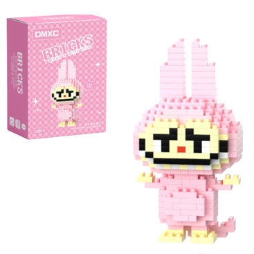 Конструктор BRICKS &quot;Лабубу&quot; Світло-рожевий - Купити
