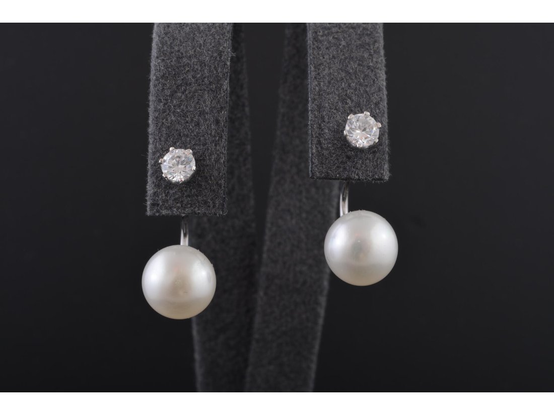 Сережки &quot;Матрьошки&quot; із перлинами