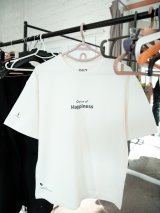 Футболка чорного кольору з принтом &quot;Source of happiness&quot; стан Щастя