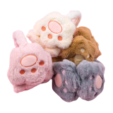 Хутряні навушники лапи 6 штук