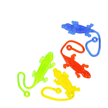 Іграшки липучки Саламандри кольорові 15 см - Купити