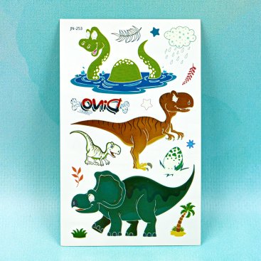Дитячі перекладні татуювання Динозаври JN-253 - Купити