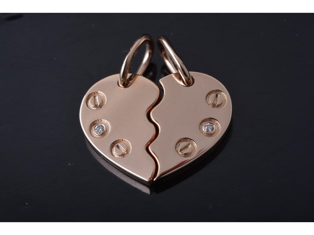 Підвіс - половинки серця - Фото1 Підвіс - половинки серця