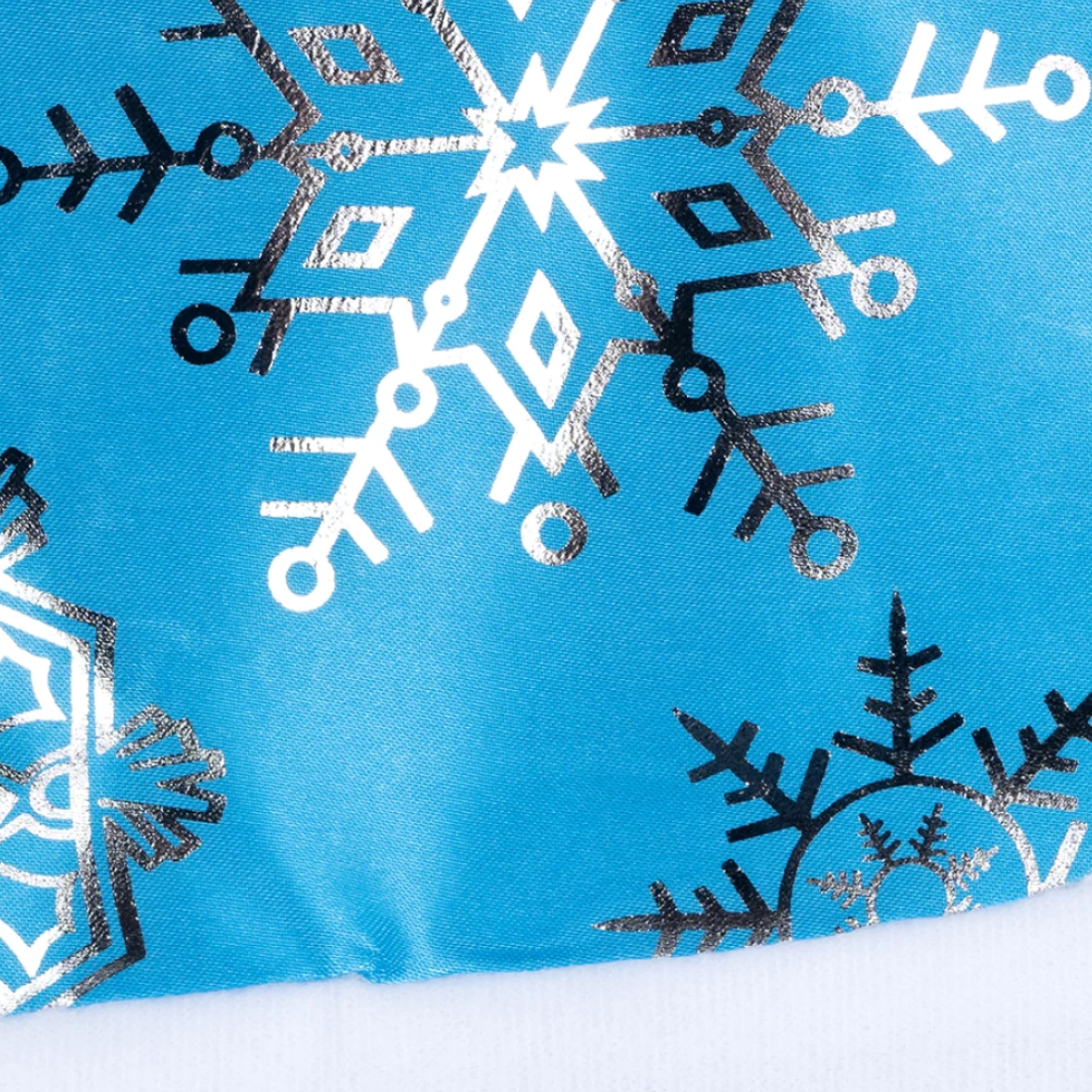 Новорічна шапка з кісками блакитна 62 см - Pobut