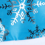 Новорічна шапка з кісками блакитна 62 см - Pobut