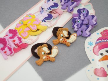 Дитячі резинки для волосся поняшки - Купити