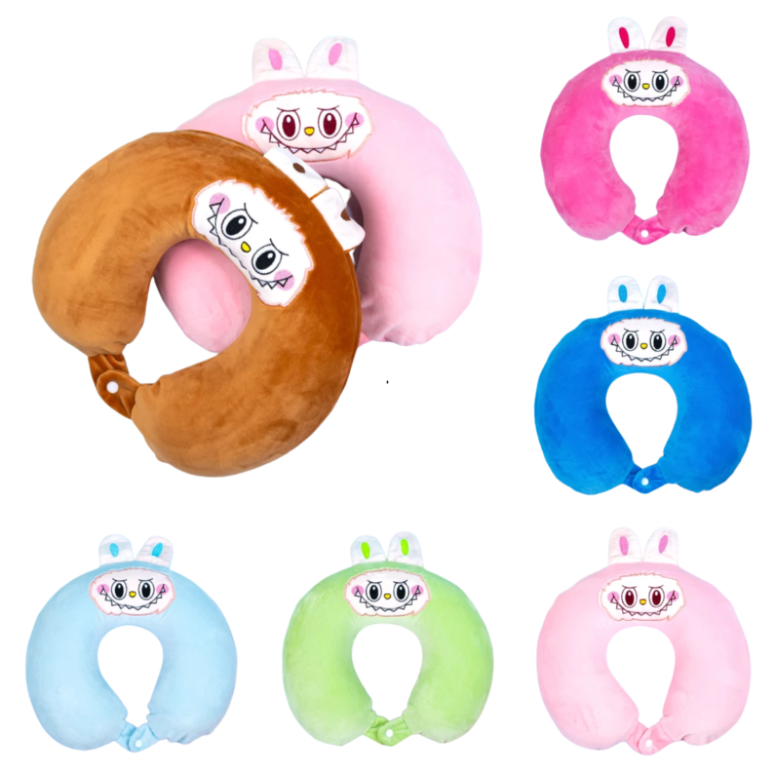 Дорожня подушка з ефектом пам'яті Чудик 26 см