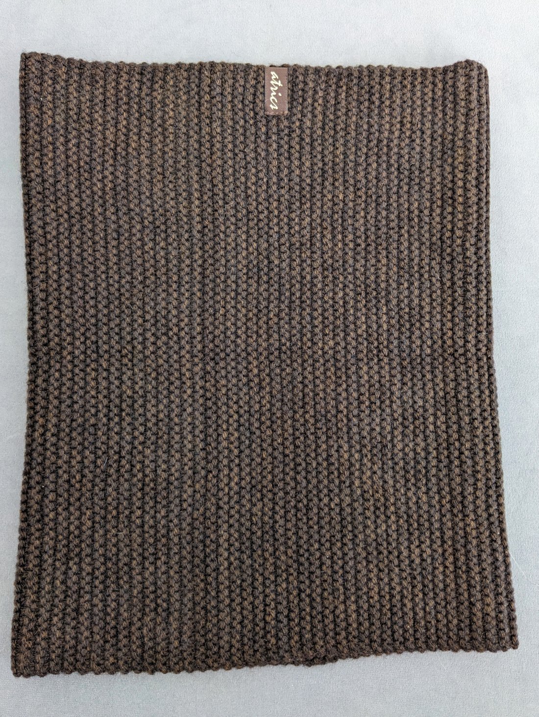 Теплий жіночий в'язаний снуд INNOE 950642-1 Шоколадний