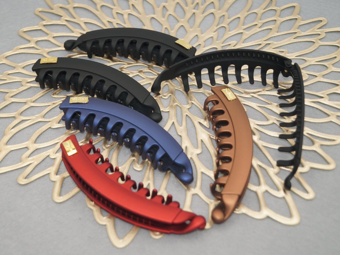 Заколка банан. 12.5 см.