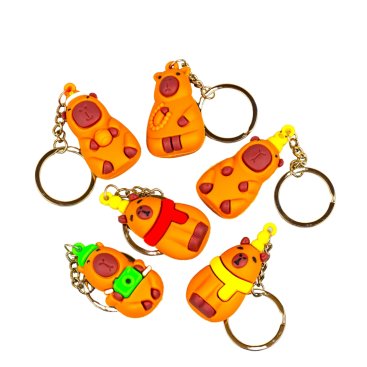 Брелоки Капібара гумові 11 см - Купити