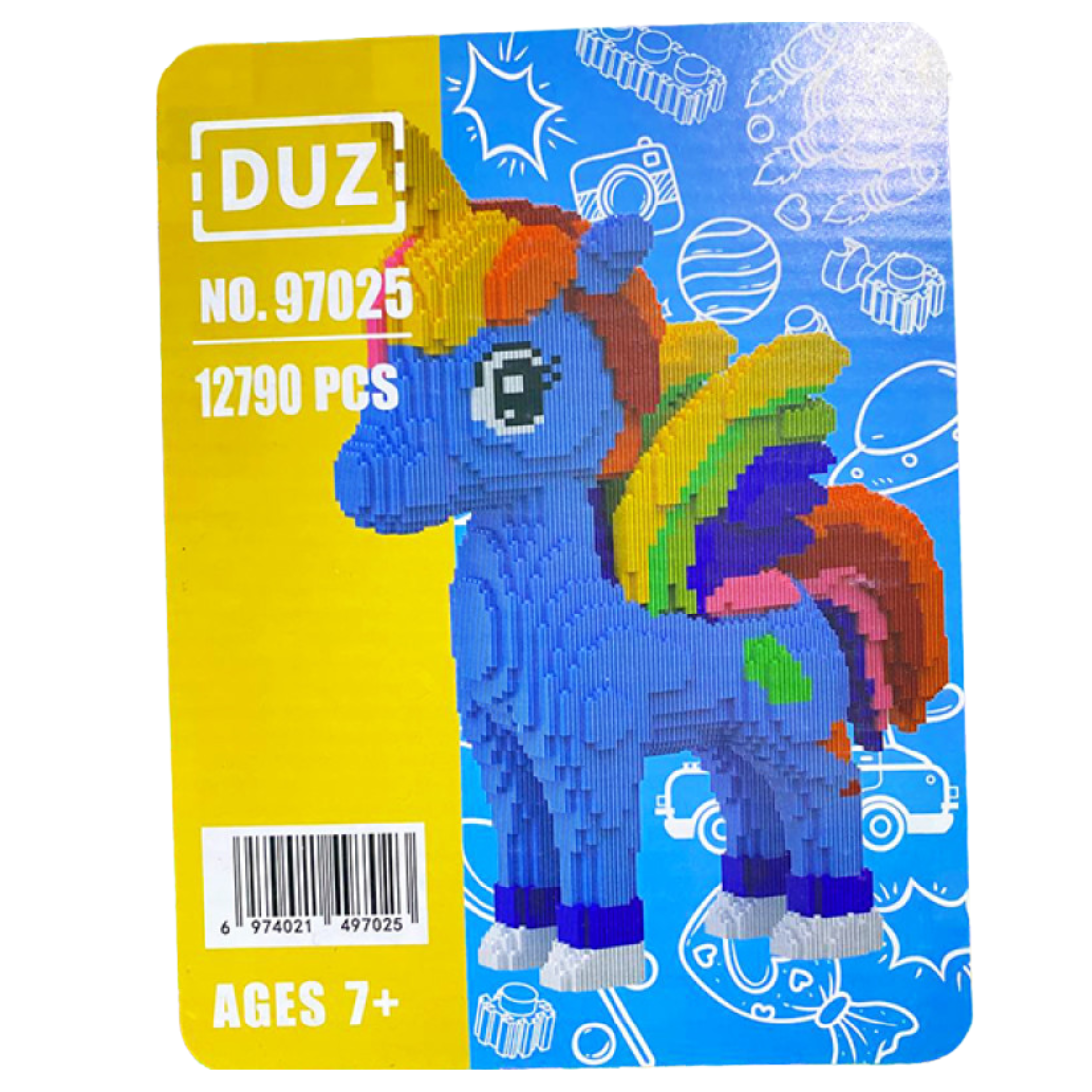 Конструктор Magic Blocks у вигляді Єдинорога Висота 54 см - Pobut