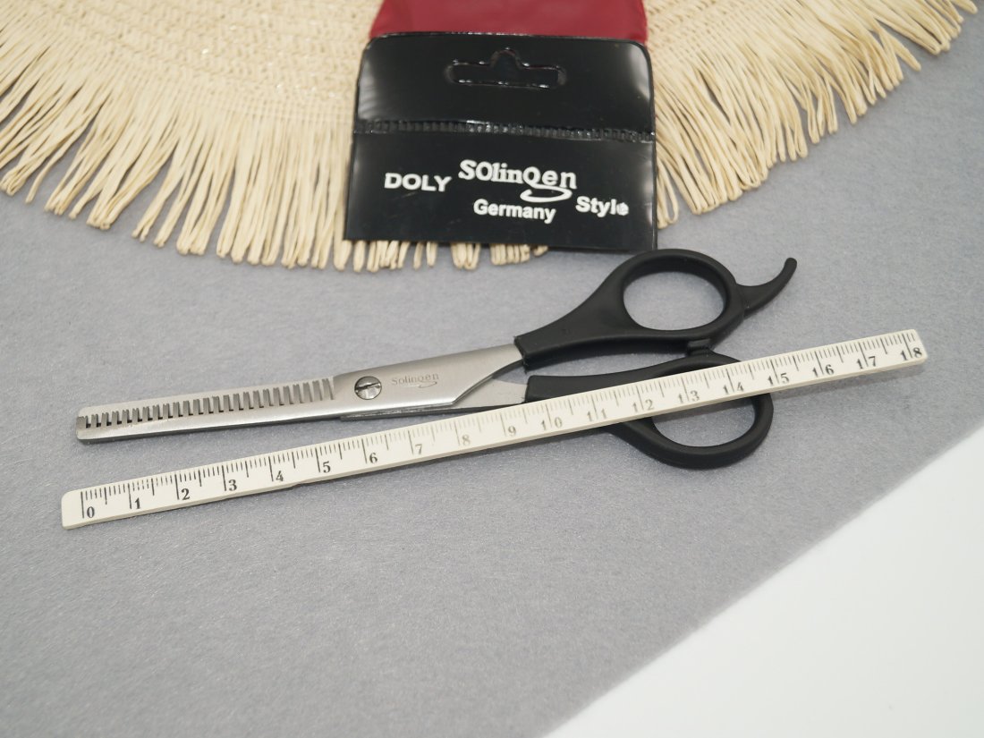 Філірувальні-перукарські ножиці для стрижки. - Кристалік