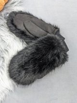 Утеплені хутряні рукавиці для зими INNOE 85005-1 Чорний