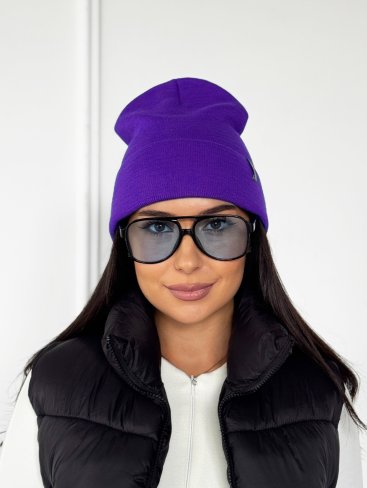 Практична яскрава жіноча шапка INNOE 950118-1 Фіолетовий - Купити