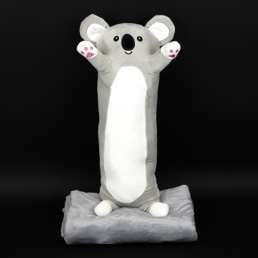 М'яка іграшка Подушка з Пледом Коала 70 см - Купити