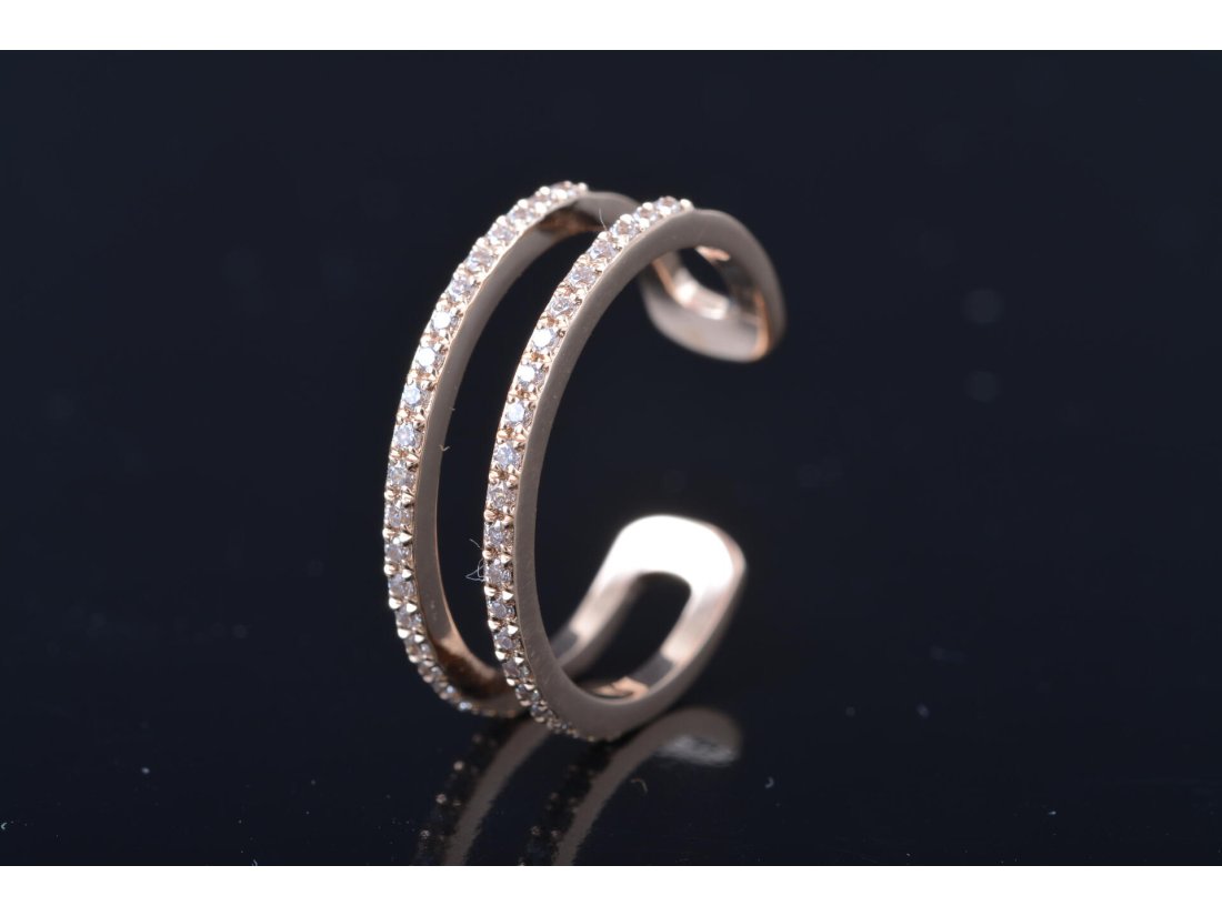 Каблучка подвійна доріжка, маленькі розміри, на мізинчик та нижню фалангу