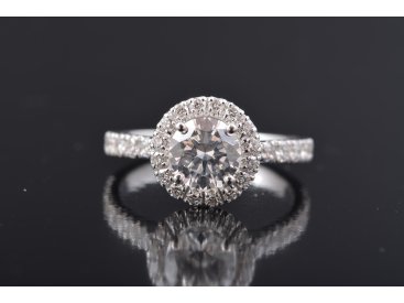 Каблучка із діамантами у стилі Tiffany & Co - Купити