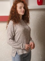Кофта з м'якого трикотажу 230207-5 - Купити