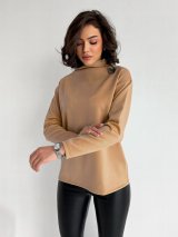 Практичний гольф однотонний жіночий INNOE 230208-23 Бежевий - Innoe