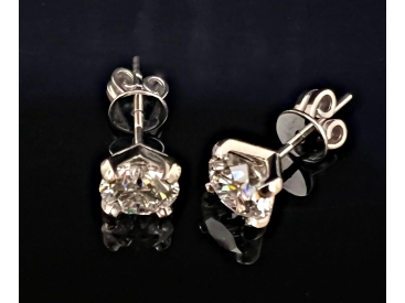 Сережки з діамантами - Фото Сережки з діамантами - Купити