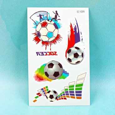 Дитячі перекладні татуювання Футбол EC-039 - Купити