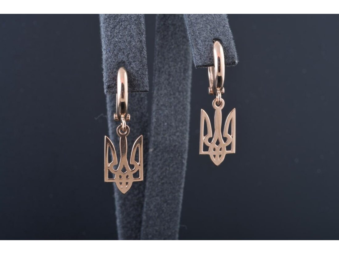 Сережки "Герб" - Фото3 Сережки "Герб" - Купити