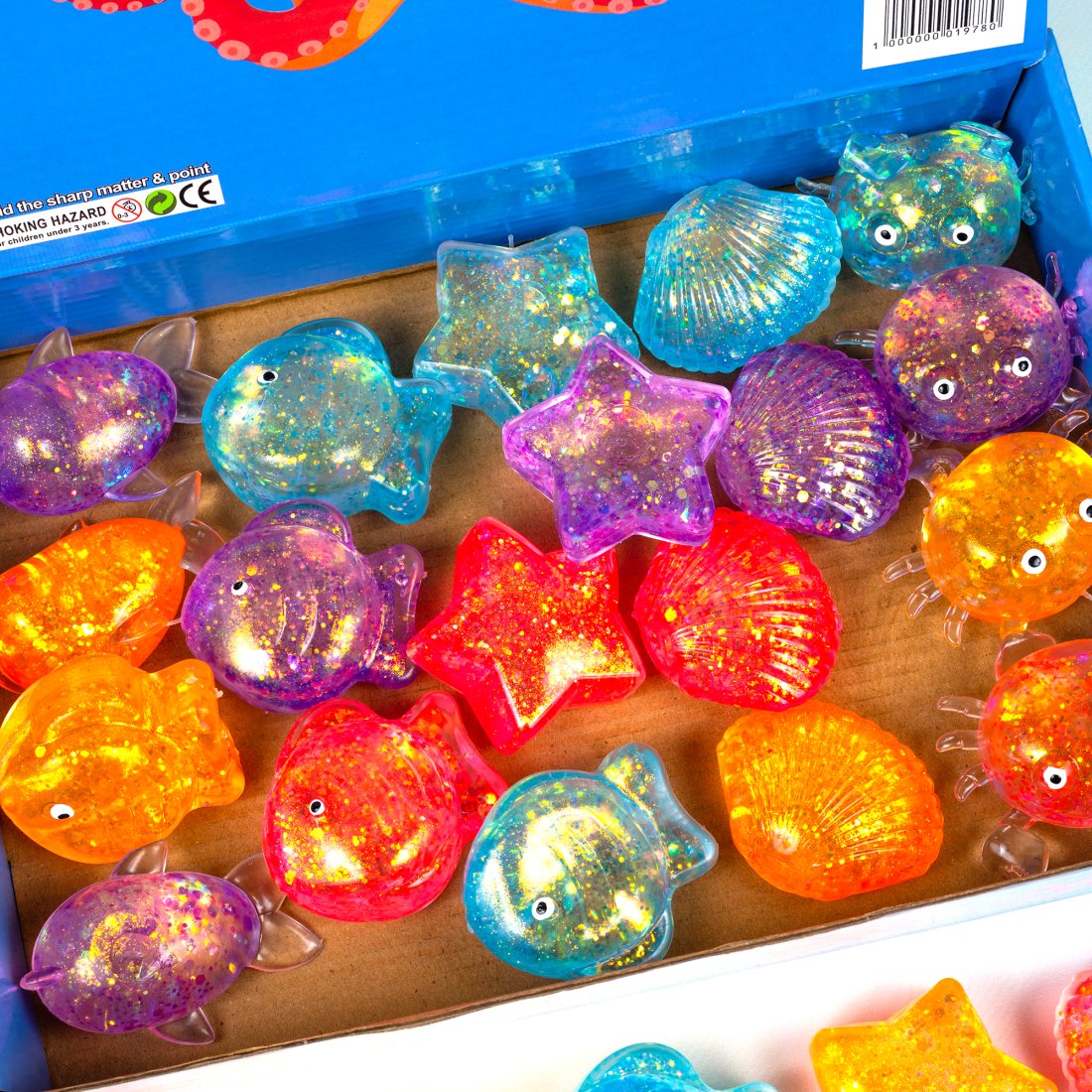 Антистрес жуйка-тягучка Морський 7,5 см - Pobut