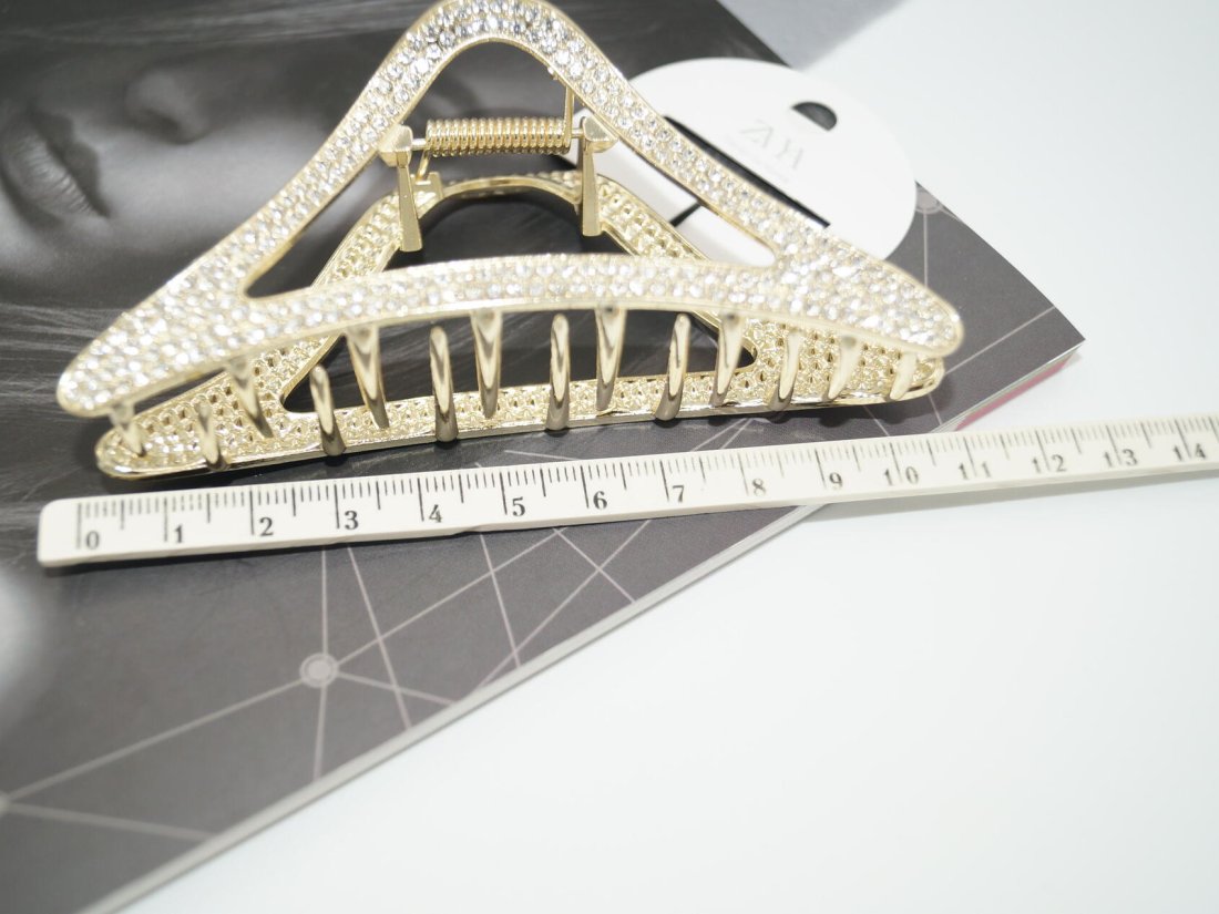 Металеві краби для волосся. &quot;ZAYA&quot; 11см. - Кристалік