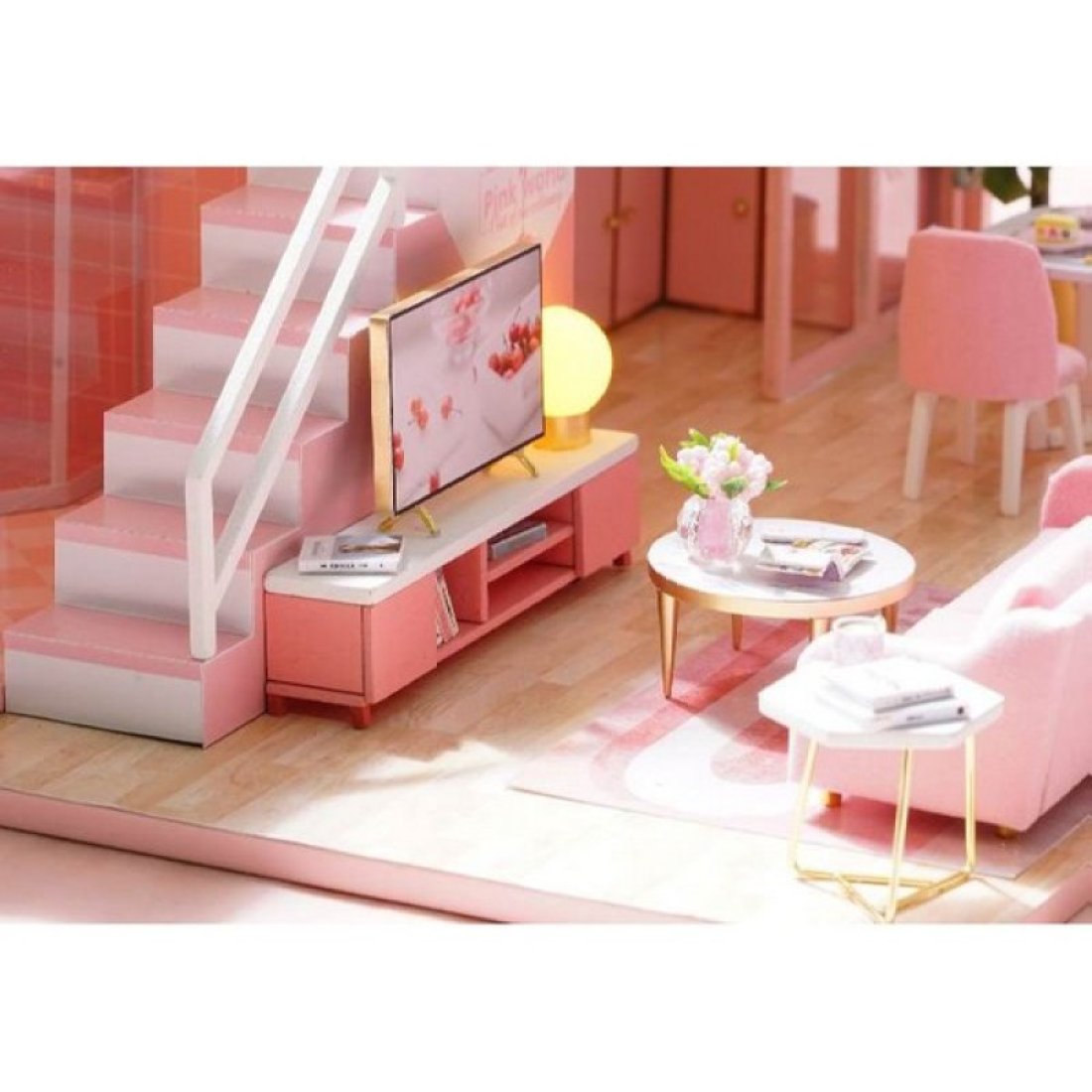 3D Румбокс Двоповерхова вілла "Meeting Your Sweet" DIY Dollhouse