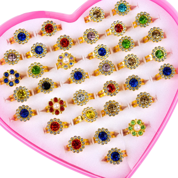 Кільця дитячі Аквамарин 36 штук - Купити