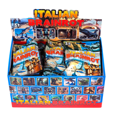 Фігурки з картками Italian Brainrot у пакеті 24 шт - Купити