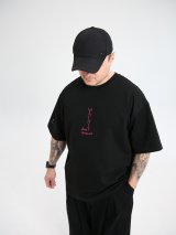 Футболка стану багатства з принтом Магніт для грошей, черного кольору копия