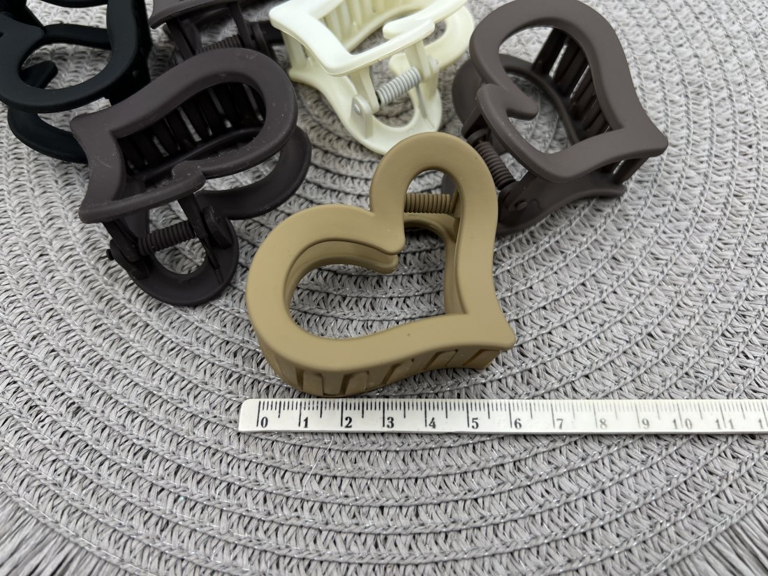 Краби для волосся. Пластик. 5,5см. - Кристалік