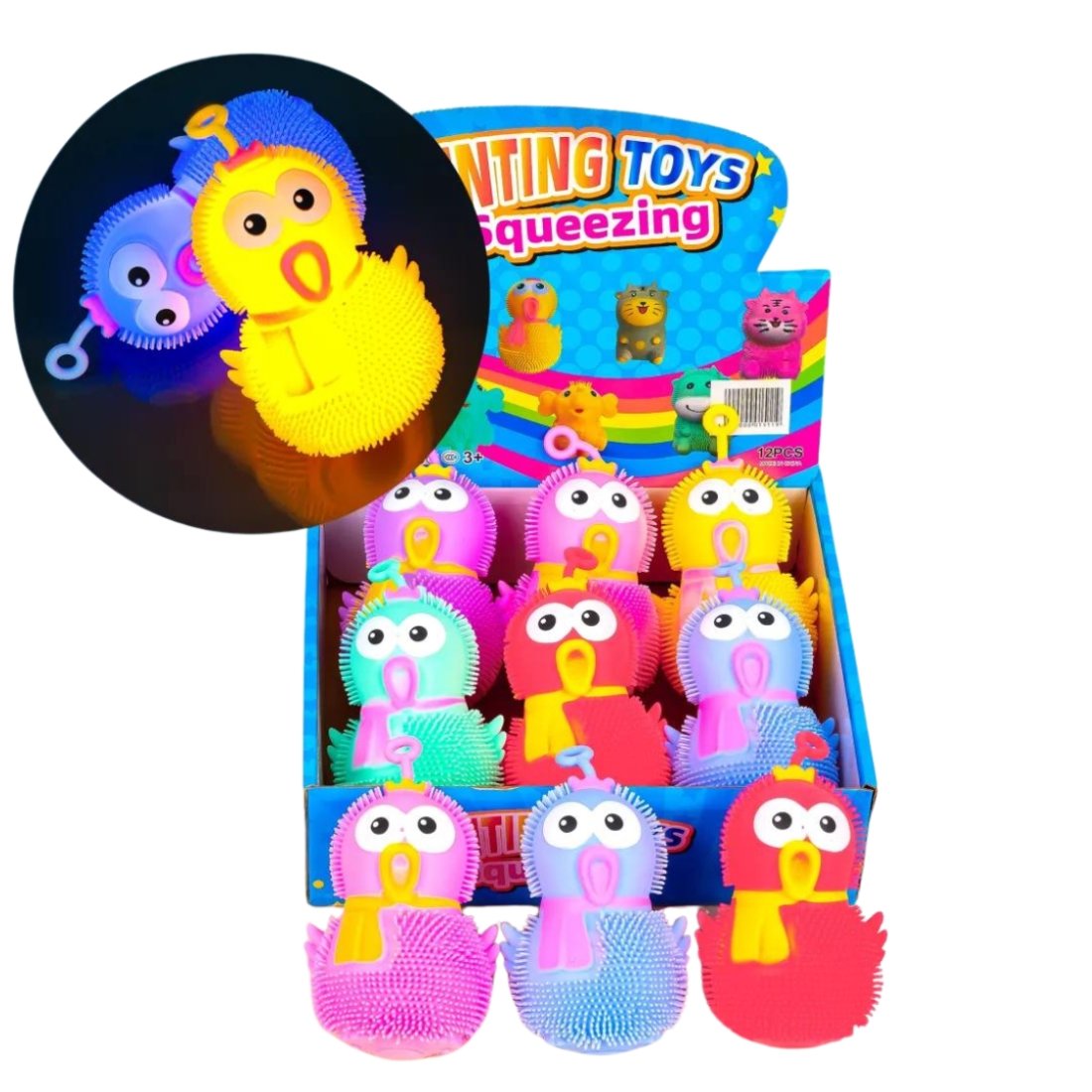 Сяючий їжачок Курка 12 см