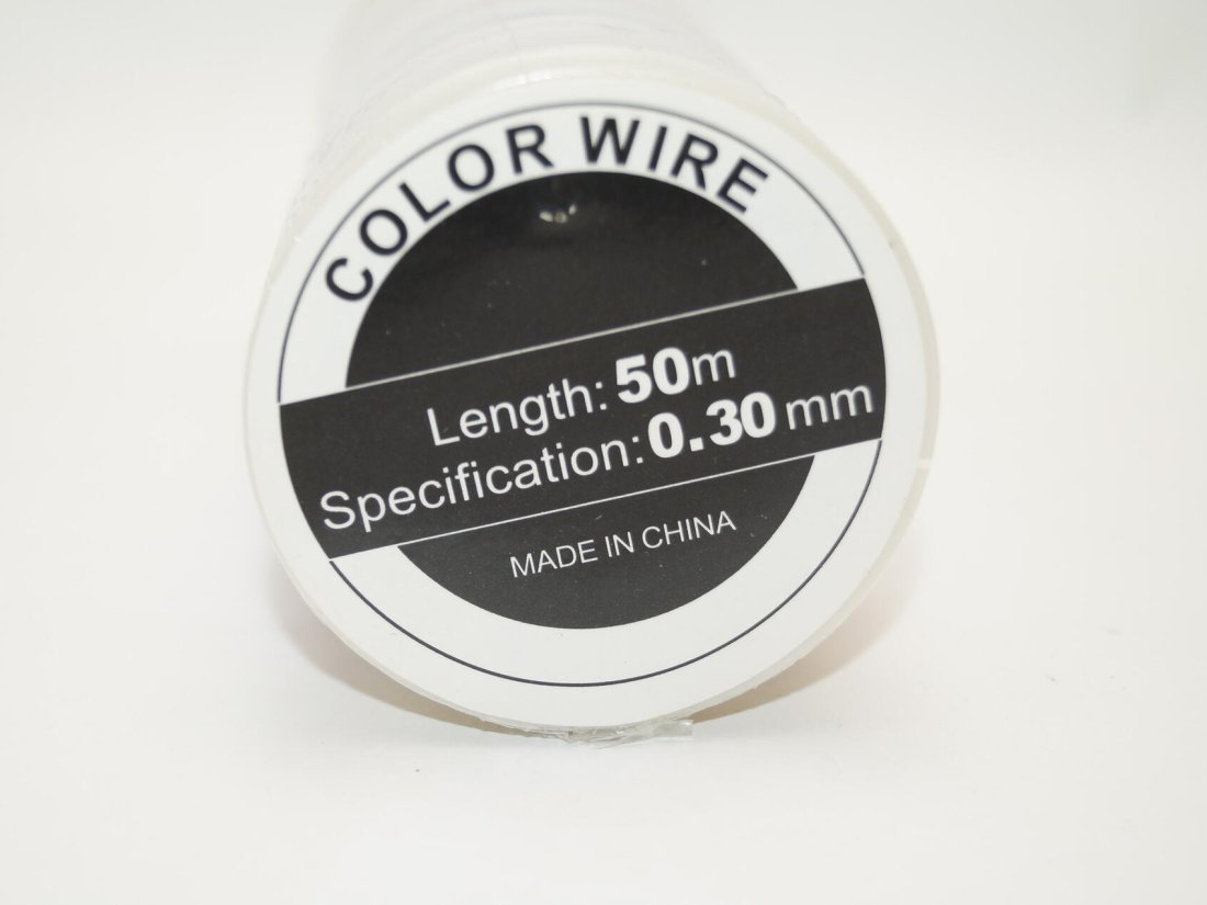 Дріт кольоровий. (0.40 мм. 50 м.) - Кристалік