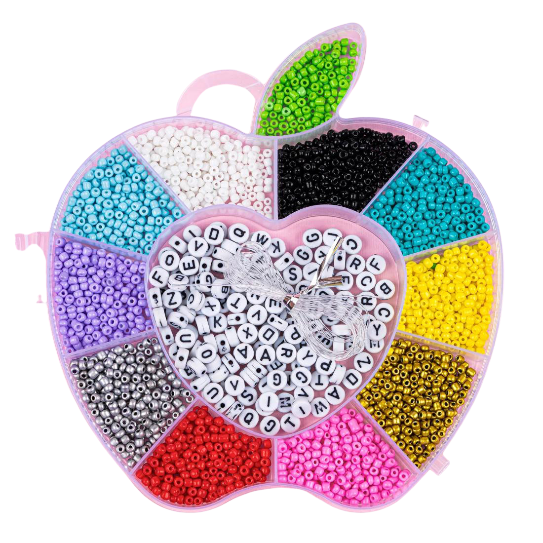 Бісер для плетіння браслетів Яблуко 17 см