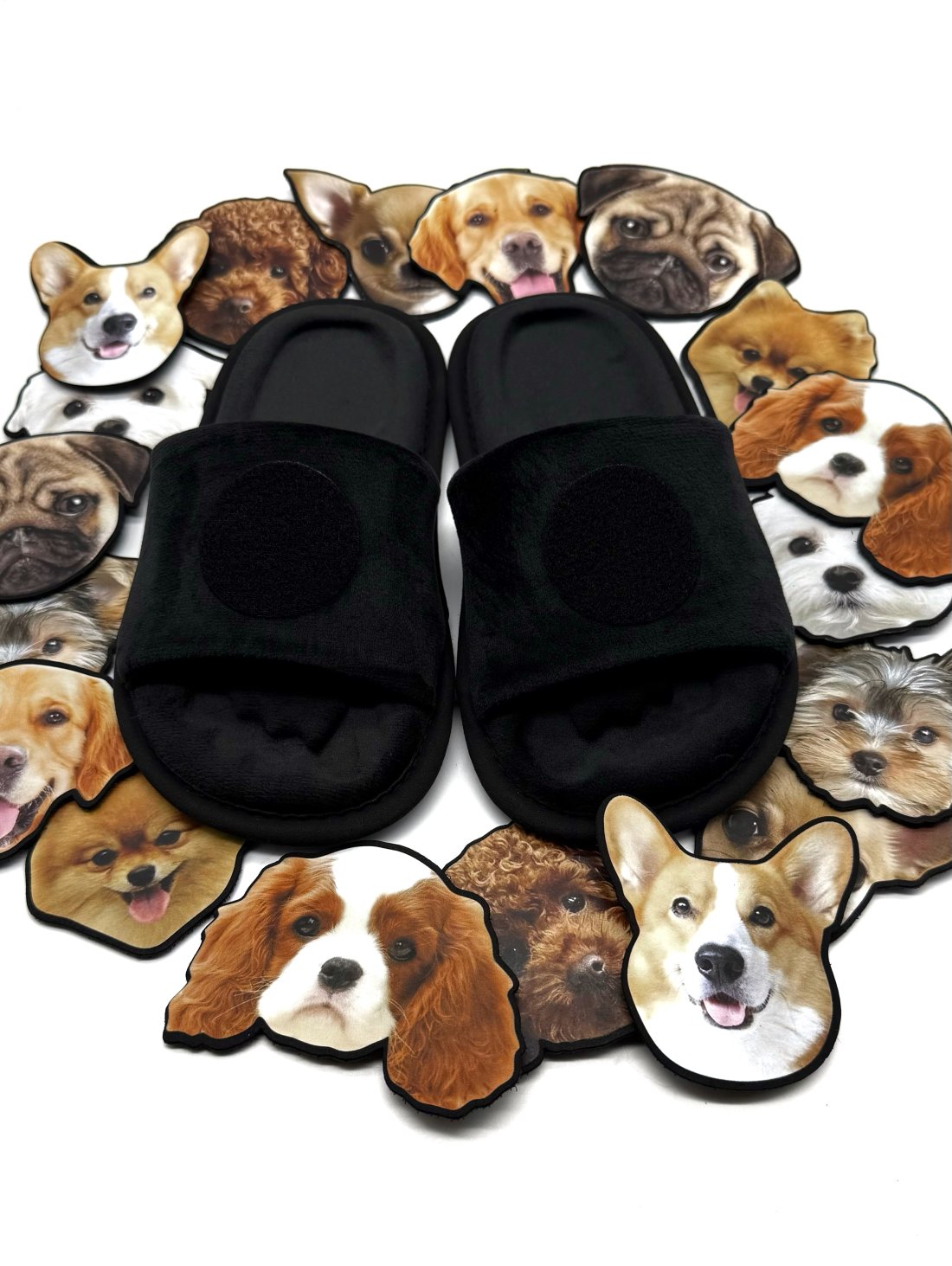 Патчі-песики на анатомічні капці з липучкою Family story - Купити