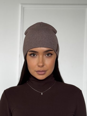 Універсальна шапка Casual Vibe INNOE 950888 Кавовий - Купити