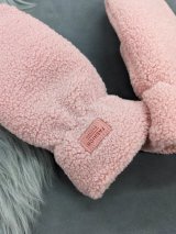 Теплі рукавиці в стилі тедді — легкість і максимальний затишок INNOE 85005-3 Рожевий