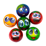 Поролонові м'ячі фрукти 6 см